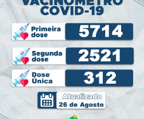 VACINÔMETRO COVID-19 ATUALIZADO EM 2 de AGOSTO
