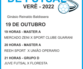 Jogos do Municipal de Futsal